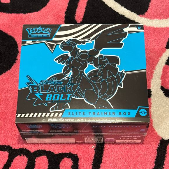 Pokémon TCG Black Bolt Elite Trainer Box – SV Black Bolt BLK Sealed - Picture 1 of 6